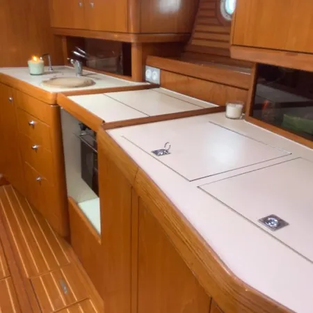 Tekne Nuit Sur Un Bateau Vieux Port