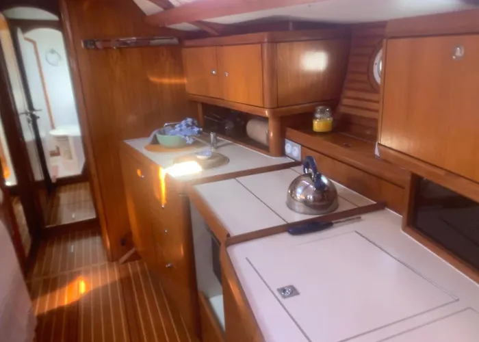 Nuit Sur Un Bateau Vieux Port La Rochelle (Charente-Maritime)