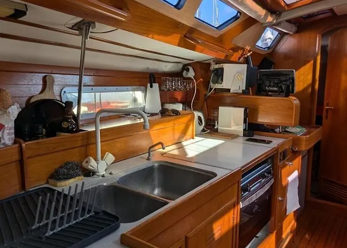 Nuit Sur Un Bateau Vieux Port *