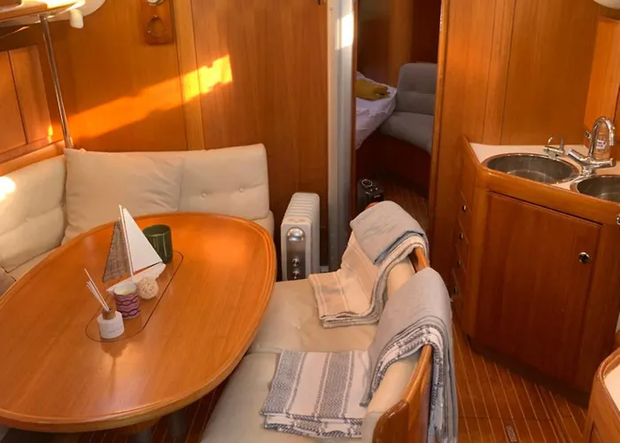 Nuit Sur Un Bateau Vieux Port *